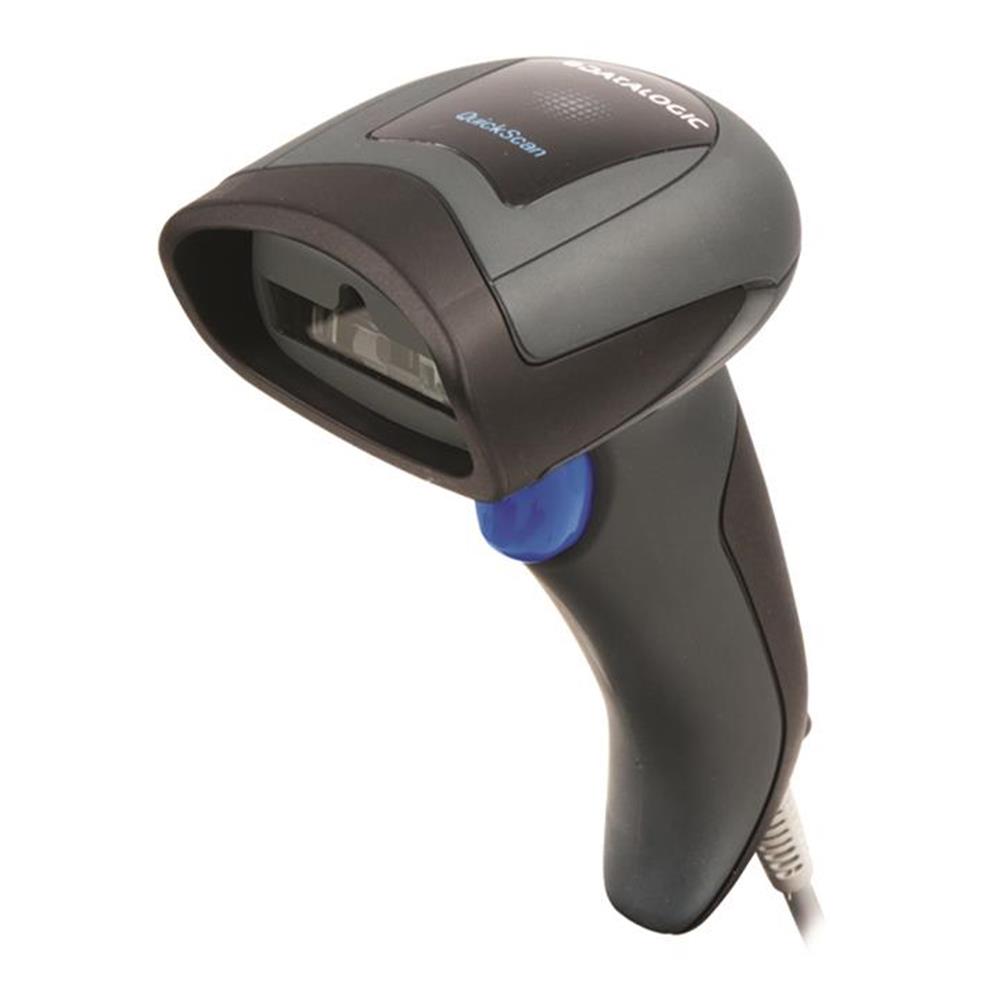 DATALOGIC QD2430-BKK1B, LETTORE DI CODICI, OTTICA AREA IMAGER 2D, DI COLORE NERO, KIT USB, CON SUPPORTO